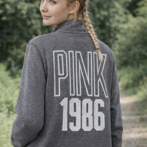PINK by Victoria’s Secret Vintage Pullover 1/4 Zip Neck Size S